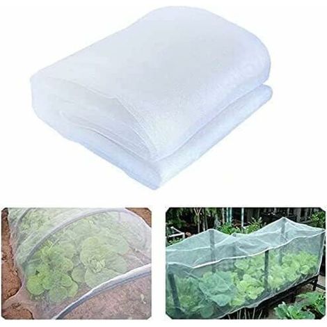 ZVD Filet Anti Insecte, 2.5 x 6 M Filet de Protection Anti-Insectes, Filet Anti Insecte Potager, Maille Fine Anti-Insecte en Maille, Filets pour Jardin, Filet Anti-Insectes pour légumes