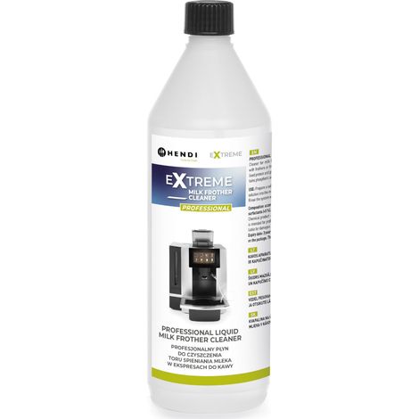 Liquido per la pulizia dell'impianto per la schiuma di latte nelle macchine da caffè 1L - Hendi 231296