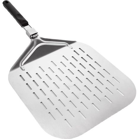 Pala para pizza - acero inoxidable - plegable - color plata - 1 unidad (1/5)