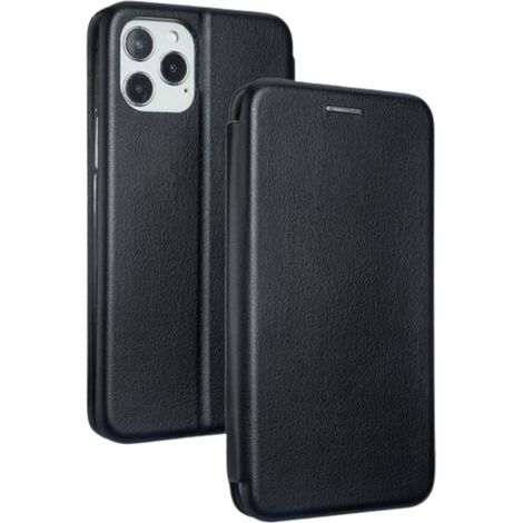 Funda magnética Beline Book para iPhone 12/12 Pro de 6,1 pulgadas, color negro.