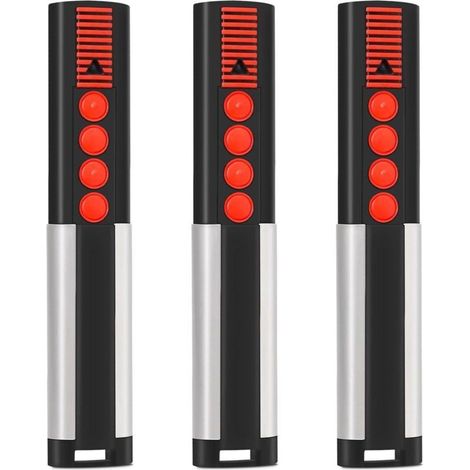 Lot de 3 émetteurs portatifs de rechange pour SOMM-4020V000, télécommande de porte de garage 4 canaux 868,8 MHz, compatible avec motorisation de portail SOMMER (1/5)