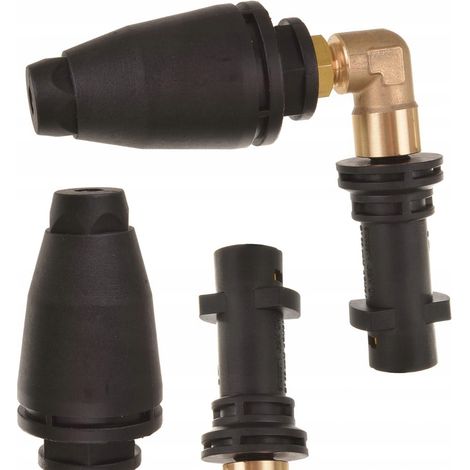 Ugello Rotante Angolare 90° di Ricambio compatibile con Idropulitrice Kärcher K2-K6 – Ceramica, 150 Bar, 10 cm, Max 60°C, 8 l/min