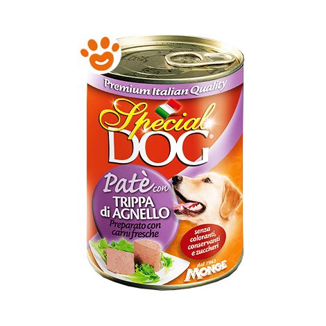 Monge Special Dog Adult Patè Trippa di Agnello - Monge Special Dog Adult Patè Trippa di Agnello - Lattina Da 400 Gr