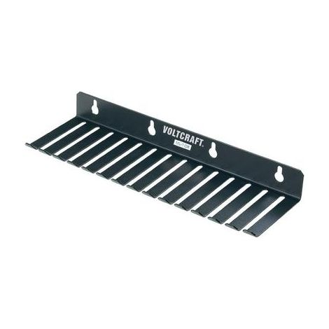 VOLTCRAFT ML-1 SW SUPPORTO PER CAVI DI MISURAZIONE ML-1 SW 14 FORI 73 X 8 MM L X L X A 280 X 85 X 32 MM NERO