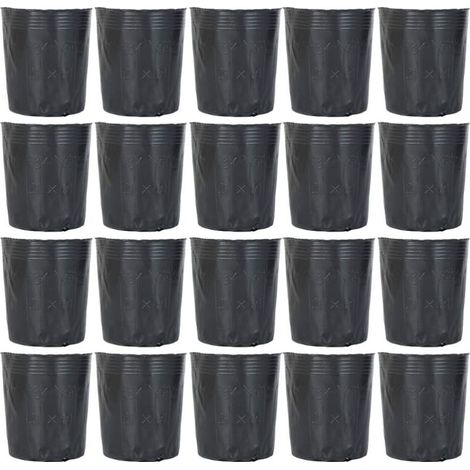 300 Pcs Pépinière De Plantes Pots en Plastique Dégradable Pot De Démarrage Jardin Fleur Nutrition Pot Jardin Outil pour Succulentes Boutures Semis 10X10 Cm (1/5)