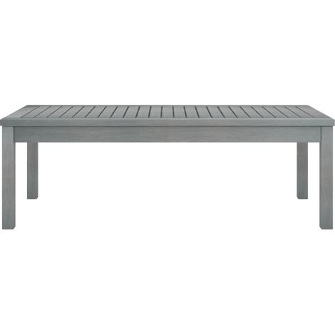 Maison Exclusive - Couchtisch 100x50x33 cm Grau Massivholz Akazie
