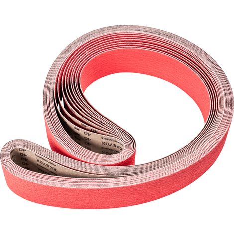 PFERD Keramikkorn Schleifband BA 75x2500mm CO-COOL40 für Edelstahl-Schliff mit Bandschleifer (1/5)