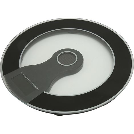 Balance intelligent Bluetooth corps 30cm noir, pèse-personne solaire haute précision, capteurs, appli, économie d'énergie (1/5)