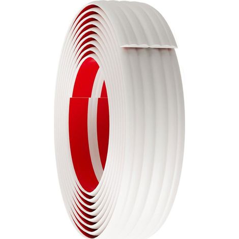 Revestimiento de pared con tiras protectoras de esquina - Blanco (1/2)