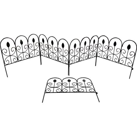 Leaf Design Steel Garden Lawn Edging (45cm x 41cm) - 5 Panels (1/5)