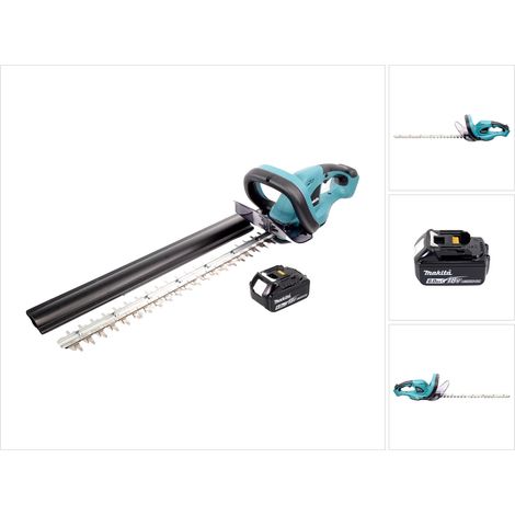 Tagliasiepi a batteria Makita DUH 523 G 18 V 52 cm + 1 batteria da 6,0 Ah - senza caricabatterie