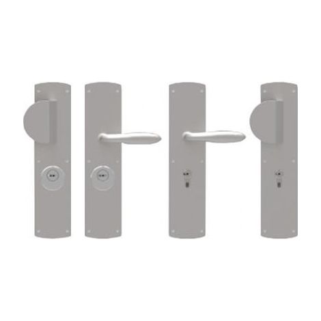 Demi-ensemble sur plaque diam 45 mm pour coffre pour série 73 A2P - BRICARD Argent 70 70