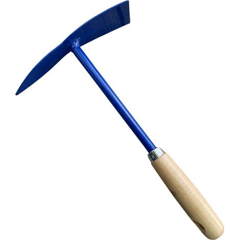 Petite serfouette  panne et langue en acier trempé indéformable pour jardinières et potagers en hauteur. Fabrication Française (1/5)