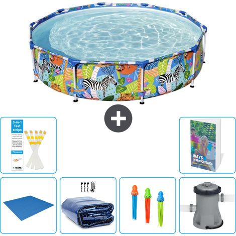 Bestway Bestway Steel Pro Ronde - Jungle - 305x66 cm - 7-pièces  S46 (1/5)