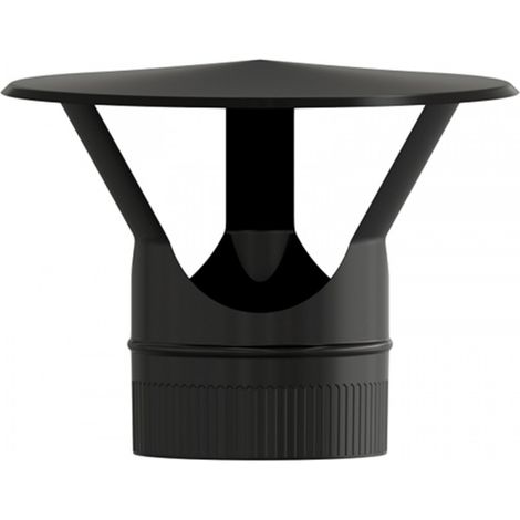 Chinesische Kappe 120mm schwarz lackiert (1/2)