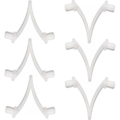 Clips en V (Butterfly Clips) pour Outils de Nettoyage de Piscine – Lot de 6 – Accessoire de Poignée (1/4)