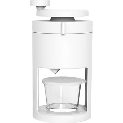 Broyeur à glace polyvalent, à manivelle, à usage domestique, en acier inoxydable et portable, idéal pour préparer des smoothies et des granités à la maison, dans les boulangeries, les cafés et lors de (1/5)