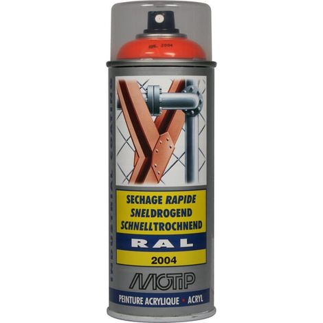 Acryl-Sprühlack, RAL 2004 Orange, 400 ml, 07007 (1/3)