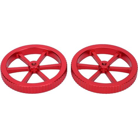 3D-Drucker-Nivelliermuttern, rot, DIY-Zubehör, Metallplattformplatte, Handdrehknopf