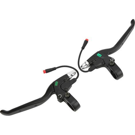 1 Pair Electric Scooter Brake Lever Left Right Handle with a 2-pin Waterproof Connector for 2 Wheels (1/5)