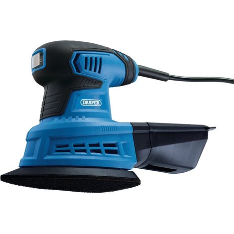Draper 57652 230V 200W Tri-Base Detail Electric Sander with 3 Sanding Sheets