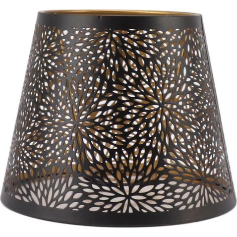 Lntyq Abat-Jour en Métal, Abat-Jour en Forme d'arbre de Forêt Ajouré, Abat-Jour Décoratif Moderne pour Ampoule E27, Lampe de Table de Chambre à Coucher, Décoration de Lampe de Chevet