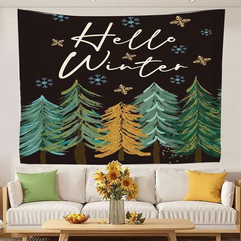 Tapisseries universitaires vintage pour chambre à coucher, séchage rapide, décoration murale 100x75cm (1/5)