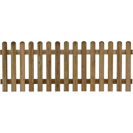 Recinzione in Legno di Conifera Naturale 180x70 cm per Giardino - Pircher (1/3)