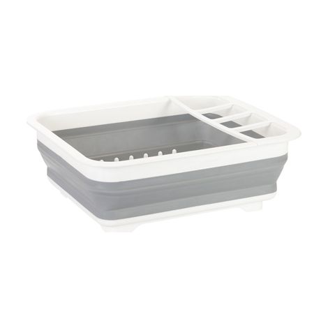 Aktive Égouttoir à Vaisselle Pliable Clair Silicone (1/3)