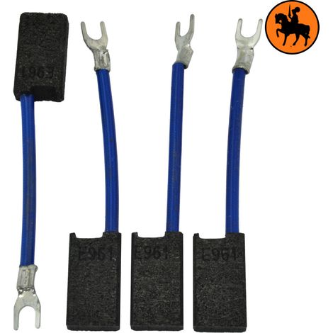 Ensemble de 4 balais de charbon CLIMAX 66877 6,35x12,5x22,5mm (1/3)