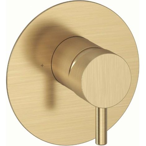 Ravak Espirit - Duscharmatur Unterputz, mit Einbaukörper, Gold gebürstet X070609 (1/3)