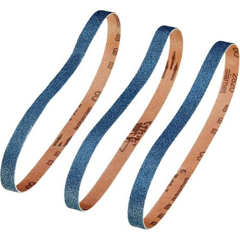 Irwin Powerfile Zirconium Sanding Belt 13 x 451mm 60G Pack 3 IRWIW8083802 (1/2)