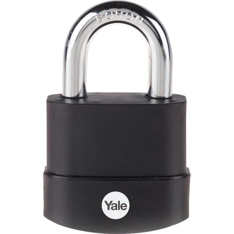 YALE Lucchetto di massima sicurezza resistente agli agenti atmosferici Y227B/55/126/1 corpo 55mm, arco in acciao al boro, 3 chiavi (1/5)