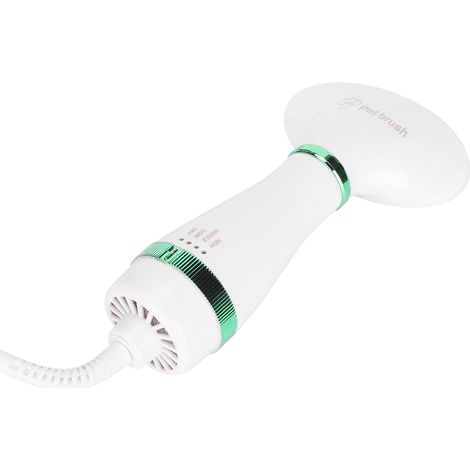 Sèche-cheveux portable 2 en 1 pour animaux de compagnie, avec température réglable, pour chiens et chats de petite et moyenne taille. Prise UE 220 V, vert. (1/5)