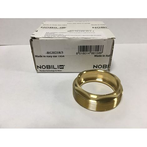 Nobili – Bague de fixation cartouche 40 mm – Collier de serrage pour installations sanitaires – Maintien solide et fiable – Fixation optimale