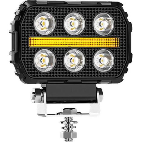 Lampe de travail ange œil carré 4,5 pouces X10 – Pour voiture et chantier – Mixte (1/5)