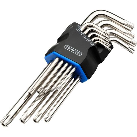Draper 12811 Draper TX-STAR Long Arm Security Key Set (9 Piece)