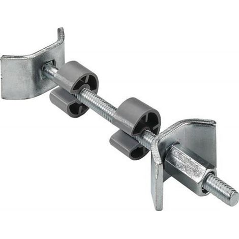 2er Set HETTICH Arbeitsplattenverbinder Stahl verchromt, 100 mm breit HETTICH (1/2)