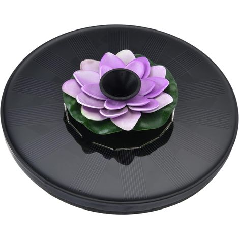 Nenuphar Fontaine Pompe à Eau de Fontaine Solaire pour Bains d'oiseaux, Bassin de Jardin, Piscine - Mini Fontaine Extérieure Flottante à énergie Solaire (2)