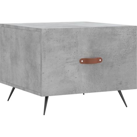 Maison Exclusive - Couchtisch Betongrau 50x50x40 cm Holzwerkstoff