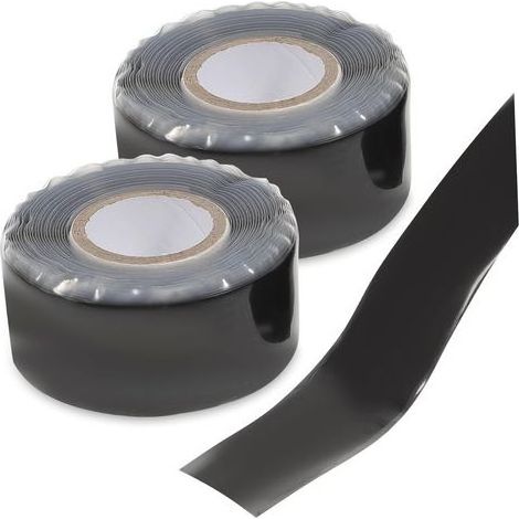 Lot de 2 Ruban De Réparation De Tuyau D'eau Ruban De Réparation De Plombiers Bande Congélateur Bande De Fil Ruban Adhésif En Vinyle Durite Lave-vaisselle Réfrigérateur Caoutchouc (1/5)