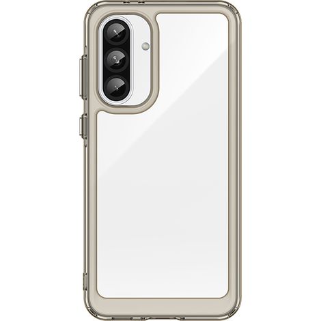 Custodia a tema spaziale per Samsung Galaxy A36 con cornice flessibile - Nero trasparente (1/5)