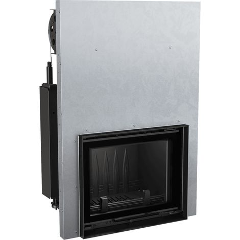 Kamineinsatz Gusseisen KRATKI MAJA 8 kW Ø 200 mit Schiebetür (1/5)