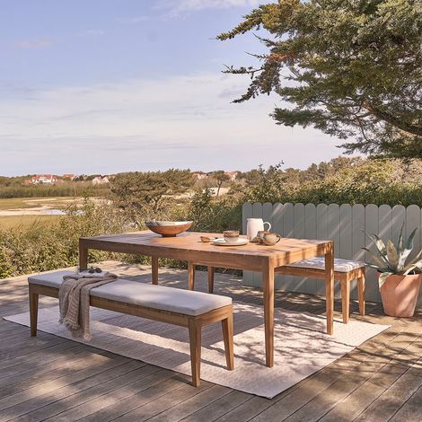 Salon de jardin en teck massif (1/5)