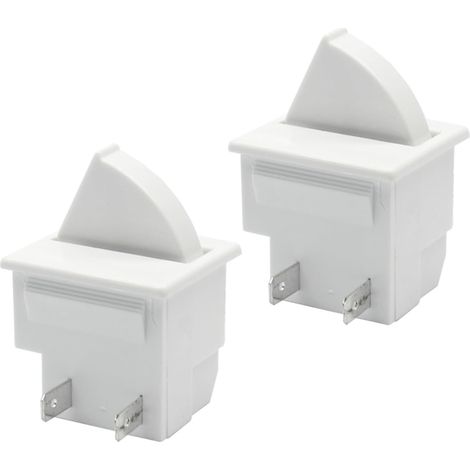 Interruttore della luce della porta del frigorifero, ricambio per frigorifero da cucina, AC 5A 250V (Colore: 2 pin)