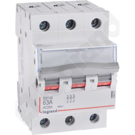 Interrupteur-sectionneur 63A 3P FR 303 Legrand 406467