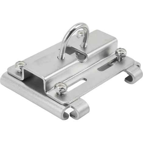 Support d'ancre à montage sur rail en acier inoxydable de qualité marine, support d'ancre vertical pour bateaux, navires et yachts, petit modèle 8585SE2, rails de 7/8 à 1 pouce (1/5)