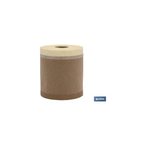 Kreppband + Kraftpapierrolle (10 cm x 45 m)