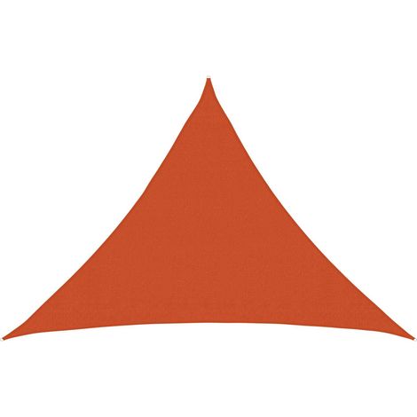 Voile d'ombre Orange 7 x 5 x 5 m HDPE vidaXL