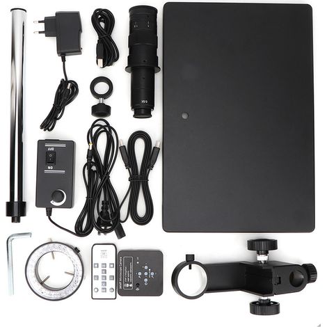 Caméra microscope numérique industrielle 34MP pour soudure, sortie HDMI/USB, alimentation 100-240V (UE), kit complet (1/5)